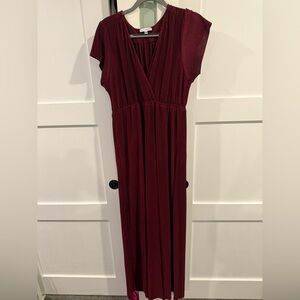 Baltic Born Deep Red Maxi Dress
